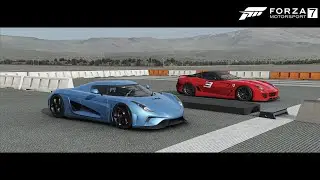 Forza 7 Drag Race - Veyron, ONE1, Chiron, Venom GT, Laferrari, Veneno, 720s, R8, GT2