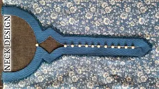 Beautiful Viral Lace Neck Design 💟 Cutting and Stitching|| New Neck Design For Kurti Easy Sewing