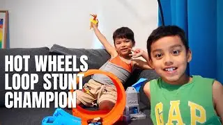 New Toy!!! Hot Wheels Loop Stunt Champion Action Track Set