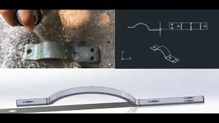 Bükümlü Sac Levha Parçası İmalat Resmi Nasıl Hazırlanır? 2 || Solidworks & AutoCad
