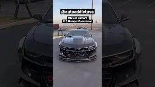 5th gen ZL1 Bumper Conversion @AutoAddictUSA #autoaddictusa #chevroletcamaro #sportscar #camaro
