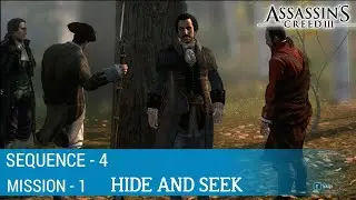 Assassin's Creed 3 - Sequence 4 - Mission 1 Hide and seek Gameplay