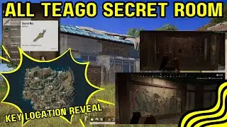 PUBG 2025| Secret Room Key Location | Map Teago