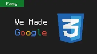 [CSS 101]  صممنا قوقل - We made Google