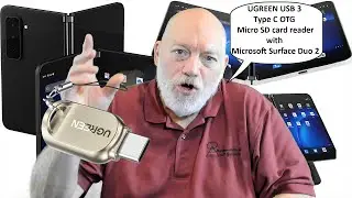 Using UGreen USB 3 microSD Card Adapter with Microsoft Surface Duo 2