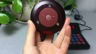 圆盘设置号码 Queue Caller Table Pager Restaurant Waiter Call Bell System