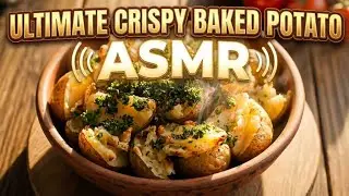Ultimate Crispy Baked Potato ASMR 🥔🧀 | Cheesy, Crunchy Kitchen Sounds | meoww tvv