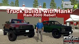 Building a Ram Rebel & finishing other Truck builds with Hank! | GMG Truck Shop Farming Simulator 25