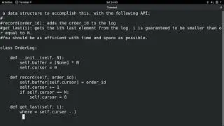 Solving a coding challenge: circular buffer in Python