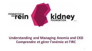 Understanding and Managing Anemia and CKD