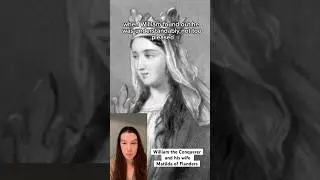 William the Conquerer and Matilda of Flanders  #history #medieval #historyfacts #mother #kings