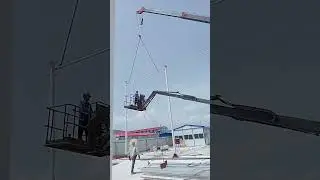 Crane work #construction #shorts#project #welder #uk #daily #cutter #satisfying