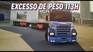 SOFREU NA SUBIDA!! BITREM COM 37t - Scania 113-360 _ #DDDriver #eurotrucksimulator2 #jogos #gamer