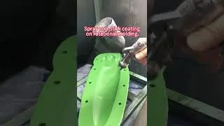 Spray non-stick coating on rotational molding #Non-stick coating #Anti-sticking coating