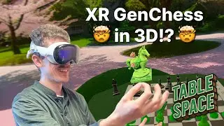 3D GenChess in #XR with the Boxtree Builder on Meta Quest and Apple Vision Pro in Table Space!