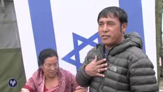 Nepalese Man Thanks Israel in Hebrew