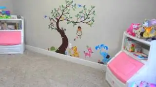 Aliexpress The owl monkey paradise  wall stickers / стикеры для детей