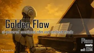 Golden Flow - Piano meets soft EDM | AI Emotional Ambient Music by mymbl-music