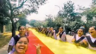 Davanagere 7 Km karnataka flag rally 🚩🚩