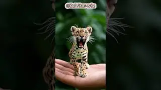 cute adorable mini leopard #trending#shorts#animals#leopard#mini#cute#adorable#funny#trendingshorts