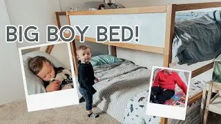 Transitioning to a Big Boy Bed! || DAY IN THE LIFE OF A STAY AT HOME MOM 2020