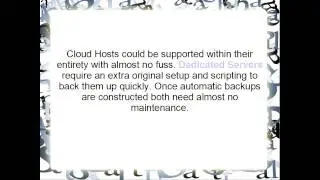 Which is better between a Cloud Server or a Dedicated Server