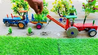 DIY tractor mini plough machine science project |Diy especially Agricultural Machinery@shobifarming