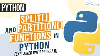 split() & partition() Functions in Python | Python split Function & Python partition Function