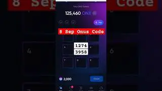8 Sep Onus Tap Tap Code || Onus Daily Combo Code || #onusdailycode #shorts