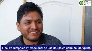 (Archivo) finalizacion simposio Internacional de Esculturas en San Jos&eacute; comuna Mariquina 