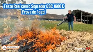 Teste Real com o Soprador BSC 1600 E &ndash; Prova de Fogo!