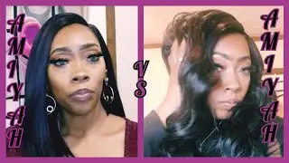 Bobbi Boss Vs. Outre!! $30 Easy Beginner Friendly Wigs! Ft.TTDEYE #smallyoutubersupport #wigs