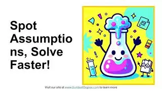 How do assumptions help in chemistry problem solving?