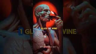 Wine Inside Your Body Explained | Medical 3D Visualization #shorts #science