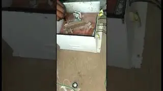 DC compound motor with 4 point starter & voltmeter connection short video