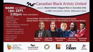 Canadian Black Artists United panel discussion 2022
