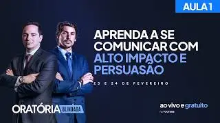 Orat&oacute;ria Blindada | 23/02 &agrave;s 20h - Aula 01