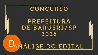 Concurso Prefeitura de Barueri/SP!