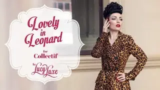 Lucy Luxe the Pinup - Daily Dress Up: Scarlett Leopard Coat by Collectif