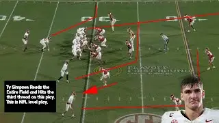 Ty Simpson Looked Like a 1st Round Draft Pick Again vs Oklahoma in the College Football Playoffs!
