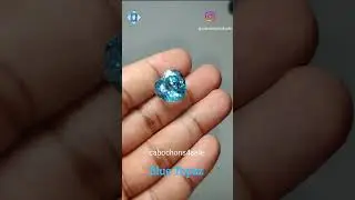 Blue Topaz. Read the caption below #cabochonsforsale #cabochons4sale