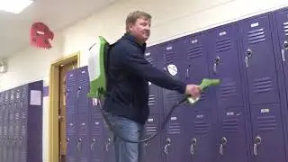 Bioesque Botanical Disinfectant Spray Used To Combat The Flu At Local School