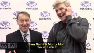 Sam Raimi & Moritz Mohr on Raising The Action Bar With BOY KILLS WORLD | #wondercon