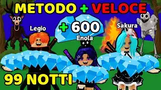COME OTTENERE VELOCEMENTE DIAMANTI INFINITI SU 99 NOTTI NELLA FORESTA! - ROBLOX ITA