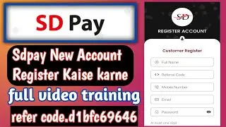 Sd Pay Account register And Full Sd Pay Plan Sd Pay UPI Account Register 