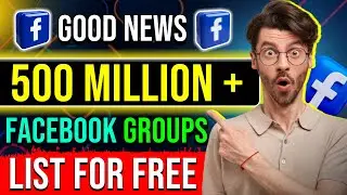 😲🔥 Get 500M+ Facebook Auto Approval Groups List For Free 😲🔥 | Find FB Auto Approval Groups List 2024