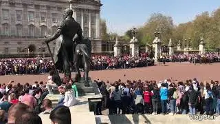 Changing the Guard at Buckingham Palace Total Ceremony April 19 2019