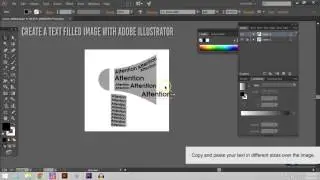 Create a text based image with Adobe Illustrator