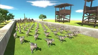 Race to eat 50 PACHYCEPHALOSAURUS - Animal Revolt Battle Simulator
