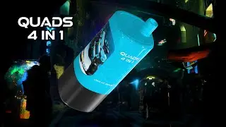 JNR Quads 4in1 120K Puffs Disposable Vape | Rotating Mouthpiece & Quad Mesh